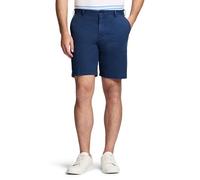 Izod Men's Saltwater Flat Front Shorts, Cadet Navy, 38