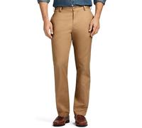 Izod - Pantalón Chino de Corte Ajustado Americano para Hombre, Caqui inglés, 38W x 30L