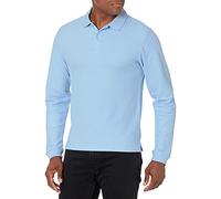 Izod - Polo de piqué para Uniforme, Manga Corta, para Joven, Azul/Claro, 34-35