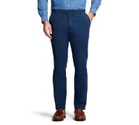 Izod Saltwater Stretch Flat Front Straight Fit Chino Pant Pantalones Largos, Cadet Navy Strt, 38W x 29L para Hombre