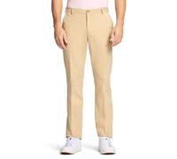 Izod Saltwater Stretch Flat Front Straight Fit Chino Pant Pantalones Largos, Light Khaki Strt, 36W x 29L para Hombre
