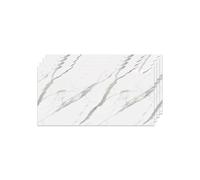 IZODEKOR Revestimiento de pared efecto mármol 4 unidades 120 x 60 cm, paneles para baño y cocina, alternativa a azulejos, paneles de ducha interiores, color gris Ice Berg Grey New