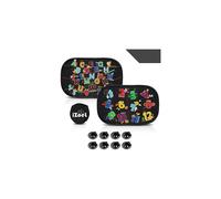 iZoeL Car Sun Shade for Baby Kids 2 Pack, Static Cling Side Window Car Annimal Elephant Lion, 80GSM Rear Sunshades Universal with 8 Suction Cups and