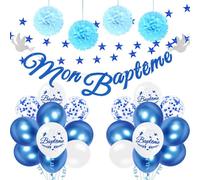 iZoeL Decoración de fiesta azul oscuro