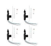 Izquierda Actuador Pestillo Actuador Cerradura Puerta Central Remota Eléctrica Universal Para Coche 2/5 Cables Bloqueo Eléctrico Alta Resistencia 12V Cerradura Puerta Coche(4Piece 5 Wire)
