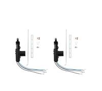 Izquierda Actuador Pestillo Actuador Cerradura Puerta Central Remota Eléctrica Universal Para Coche 2/5 Cables Bloqueo Eléctrico Alta Resistencia 12V Cerradura Puerta Coche(2Piece 5 Wire)