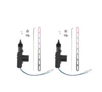 Izquierda Actuador Pestillo Actuador Cerradura Puerta Central Remota Eléctrica Universal Para Coche 2/5 Cables Bloqueo Eléctrico Alta Resistencia 12V Cerradura Puerta Coche(2Piece 2 Wire)