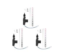 Izquierda Actuador Pestillo Actuador Cerradura Puerta Central Remota Eléctrica Universal Para Coche 2/5 Cables Bloqueo Eléctrico Alta Resistencia 12V Cerradura Puerta Coche(3Piece 2 Wire)