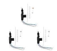 Izquierda Actuador Pestillo Actuador Cerradura Puerta Central Remota Eléctrica Universal Para Coche 2/5 Cables Bloqueo Eléctrico Alta Resistencia 12V Cerradura Puerta Coche(3Piece 5 Wire)