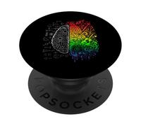 Izquierda Derecha Cerebro Psicología Neurociencia Anatomía del Cerebro PopSockets PopGrip Adhesivo
