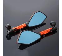 Izquierda Derecha Espejo Espejos Retrovisores Laterales Para Motocicleta Para B&MW Para R Nine T R1200GS S1000RR F800R S1000XR R1250GS Adventure F650GS G310R Espejo Tráfico(Naranja)