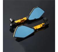 Izquierda Derecha Espejo Espejos Retrovisores Laterales para Motocicleta para Benelli TRK 502X TNT 125 BN 125 Leoncino 500 752S 502C. Espejo Retrovisor. Espejo Tráfico(Oro)