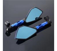 Izquierda Derecha Espejo Espejos Retrovisores Laterales para Motocicleta para Benelli TRK 502X TNT 125 BN 125 Leoncino 500 752S 502C. Espejo Retrovisor. Espejo Tráfico(Azul)