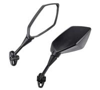 Izquierda Derecha Espejo Espejos Retrovisores para Motocicleta para Aprilia GPR 125 RS 125 RSV4 Factory RSV4R. Espejo Retrovisor Giratorio. Espejo Tráfico(Negro 1)