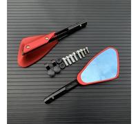 Izquierda Derecha Espejo Espejos Retrovisores Para Motocicleta Para H&onda XL1000V, XL700V, NT700V, XL125V, XR230, APE50, Con Estacionamiento Auxiliar Y Marcha Atrás. Espejo Tráfico(ROJO)