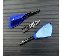 Izquierda Derecha Espejo Espejos Retrovisores Para Motocicleta Para K&awasaki Para Z900, Para Z900RS, Para Z800 Y Para Z1000, Tornillos De 8 Mm Y 10 Mm Espejo Tráfico(AZUL)