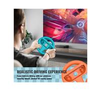 Izquierda Derecha Juego Volante Controlador Mango Titular Agarre Controlador GamePad para Interruptor OLED B