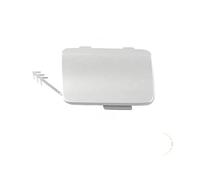 Izquierda Derecha para Q3 2013 2014 2015 Cubierta Tapa Gancho Remolque para Parachoques Trasero Izquierdo O Derecho Automático(Plata,Izquierda)