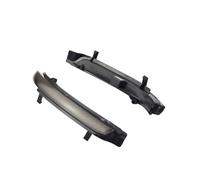 Izquierdo Derecho Espejo Lateral Luz Señal Giro 2 Luces LED Dinámicas Señal Giro Intermitentes Secuenciales Para Skoda Para Octavia Para SUPERB 2008-2014(Dynamic Smoked)