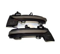 Izquierdo Derecho Espejo Lateral Luz Señal Giro Intermitentes LED Dinámicos Espejo Retrovisor Lateral Para Skoda Para Octavia III 5E3 Combi 5E5 2012-2018(Blue-Yellow)