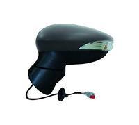 Izquierdo-ESPEJO COMPLETO-Eléctrico-Asférico-Imprimado-Intermitente IPARLUX compatible con Ford Fiesta (08=>)