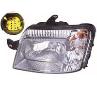 Izquierdo-FARO PRINCIPAL-Eléctrico-con Motor CONECTOR AMARILLO 03->08 YELLOW PLUG H4 IPARLUX compatible con FIAT PANDA (03->11)