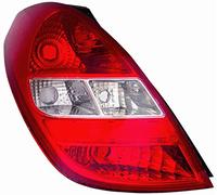 Izquierdo-PILOTO TRASERO-sin portalámparas-Blanco-Rojo IPARLUX compatible con HYUNDAI i20 (09->12)