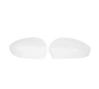Izquierdo Y Derecho Tapa Del Espejo Retrovisor Para Fiat 500 500C Grande PUNTO 595 Para Abarth 695 2007-2023 Diseño Inspirado En Carreras Negro Brillante， Blanco， Cromo Carcasa(2pcs White)