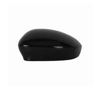 Izquierdo Y Derecho Tapa Del Espejo Retrovisor Para Fiat 500 500C Grande PUNTO 595 Para Abarth 695 2007-2023 Diseño Inspirado En Carreras Negro Brillante， Blanco， Cromo Carcasa(Glossy black Left)