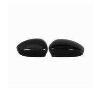 Izquierdo Y Derecho Tapa Del Espejo Retrovisor Para Fiat 500 500C Grande PUNTO 595 Para Abarth 695 2007-2023 Diseño Inspirado En Carreras Negro Brillante， Blanco， Cromo Carcasa(2pcs Glossy Black)