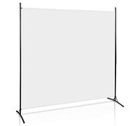 Izrielar Paravent 180 x 180 cm, protección Visual para balcón, Separador de Habitaciones, protección contra el Viento, Separador de Habitaciones, para jardín, Muebles de baño, oficinas, Beige