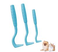 IZyufan 3 Pinzas Garrapatas,Ganchos para Garrapatas,Herramientas para Eliminar Garrapatas,Garrapatas Gancho removedor de garrapatas para Perros(Azul)