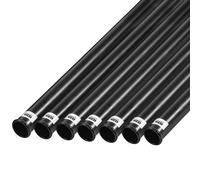 IZZO Golf Black Plastic Golf Club Tube 1.25 Inch (Pack of 7)