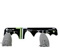 Izzo Sure Stance-Pelota para Entrenamiento Ayuda Golf, Unisex, Negro, Derecha