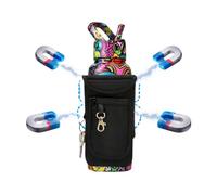 IZZY Funda Botella Agua Gimnasio - Porta Móvil Gym - Imán Rack Musculación - Brazalete Movil Running - Bolsillo para Straps Gym y Movil - Botella Agua 1 Litro 1,5 litros