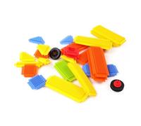 J.A.D.E - Bloques de Construcción - Juego de Construcción - 056900-100 Piezas - Plástico - Juguete para Niños - Ladrillos Sensoriales - Motricidad - Cumpleaños - Bloque de Ensamblaje - Desde 2 años