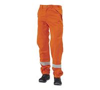 J.A.K. 1210107080 Serie 12101 65% algodón/34% poliéster/1% Negastat High Performance Pantalones, Naranja, 46 R (32/32) Tamaño