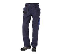 J.A.K. 920446B112 Serie 9204 65% poliéster/35% algodón pantalón con bolsillos colgantes, azul marino/real, 62 L (44/35) tamaño