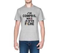 J’ai Compris Mais Je M’en Fiche Grey Men's T-Shirt tee