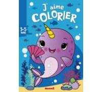 j aime colorier (3-5 ans) (licorne des mers)