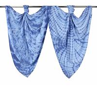 j & alex's Hand Dyed Cotton Muslin Swaddle Blankets in Skyview 2 count by j & alex