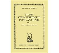J.B. Adolphe Le Dhuy-Études caractéristiques pour la guitare Op. 21 guitarra