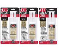 J-B Weld 50133 Plástico Bonder Structural Pegamento Pulverizador - Seca Tan - 25 ml Paquete de 3