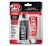 J-B Weld 8281 Paquete doble de epoxi reforzado de acero de tamaño profesional - 10 onzas (paquete de 2)