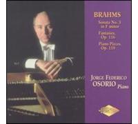 J. Brahms Piano Music: Sonata 3 / Fantasies / Piano Piece (CD) (Importación USA)