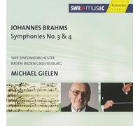J. Brahms Symphonies Nos. 3 and 4 (Gielen) (CD) Album (Importación USA)