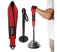 J Bryant Armor Wrestling - Cinturón de entrenamiento para entrenamiento de brazo y antebrazo y entrenamiento de fuerza para máquina de cable y entrenamiento de peso libre