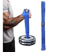 J Bryant Correa de entrenamiento para brazo, agarre de mano, ideal para entrenamientos de muñeca, antebrazo y bíceps, equipo multifuncional de gimnasio en casa, compatible con placas de barra de 1 y 2