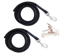 J Bryant Cuerda de repuesto para reformador de pilates con gancho de acero inoxidable, cable de nailon resistente de 8 mm, longitud de 110 pulgadas, se adapta a la mayoría de máquinas reformadoras de