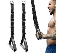 J Bryant Fitness - Manijas metálicas de múltiples anillos en D para gimnasio, asas de agarre de aleación de aluminio ultra duraderas para entrenamiento resistente, ideal para sistemas de tracción de